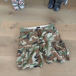 Camouflage Polo Shorts